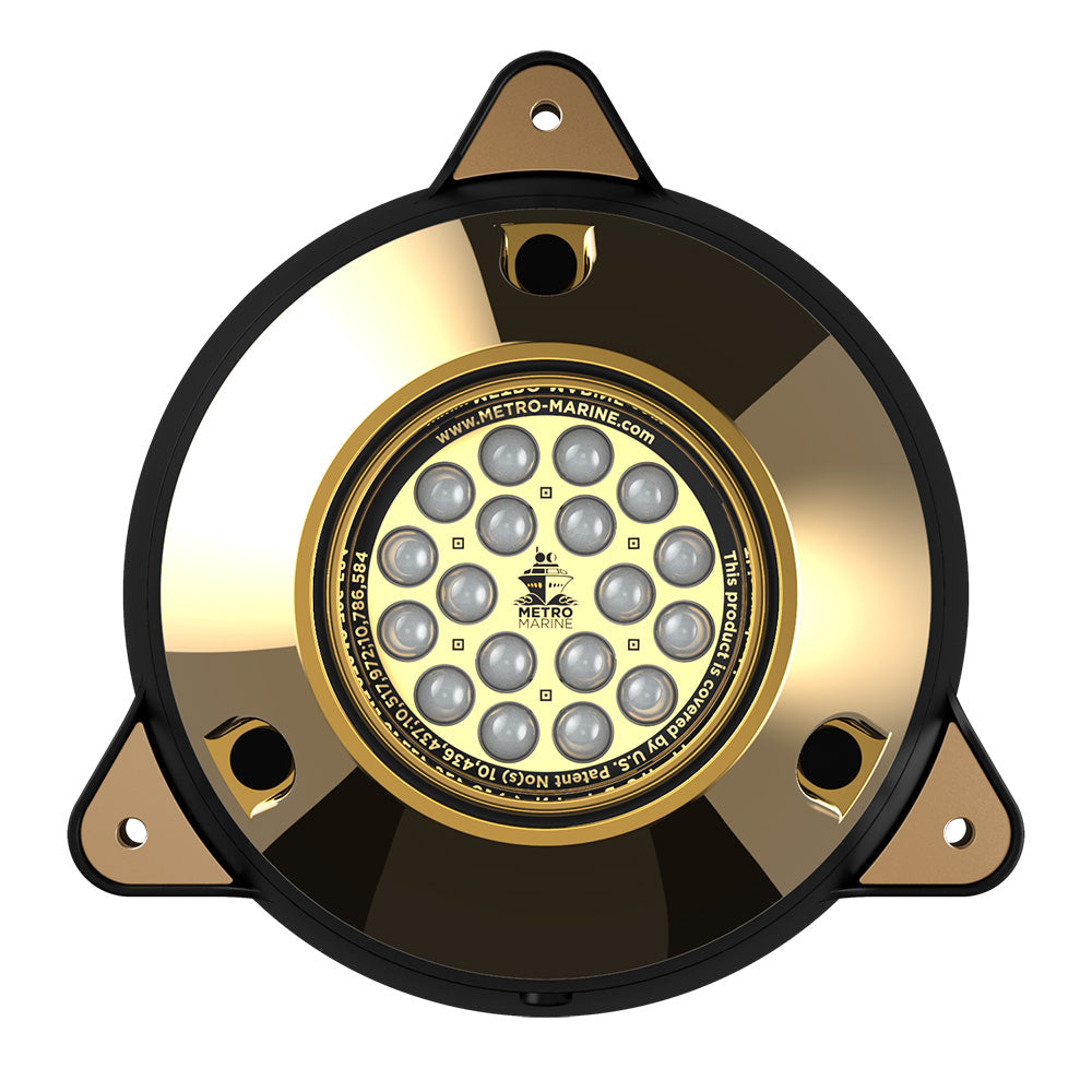 Metro Marine HighOutput Surface Mount Underwater Light wIntelligent Monochromatic LEDs Blue 45 Beam FSMR1B345