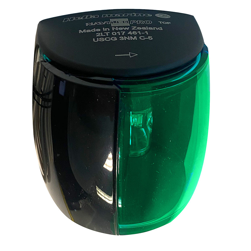 Hella Marine NaviLED PRO Starboard Navigation Lamp Black 3NM 017461101