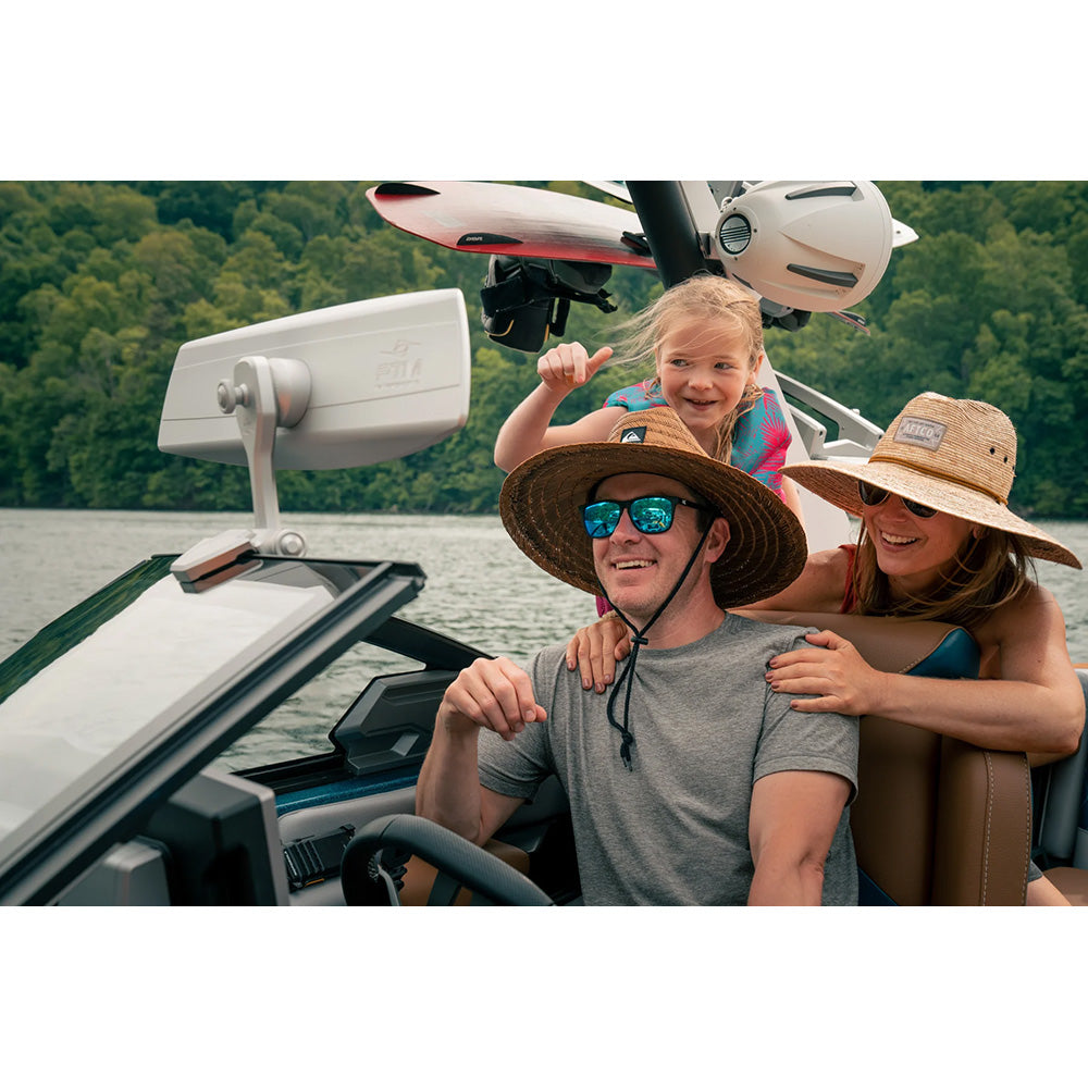 PTM Watersports VR140 Elite Mirror 6 x 20 140 Degree View Grey P12848100TEBGR
