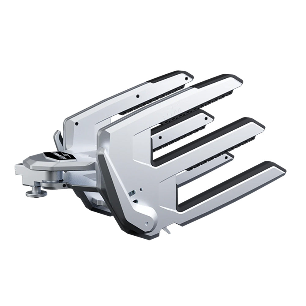 PTM Watersports ClampForce 30 Clamping Wake Board Rack Pair Silver P134919010TEBCL