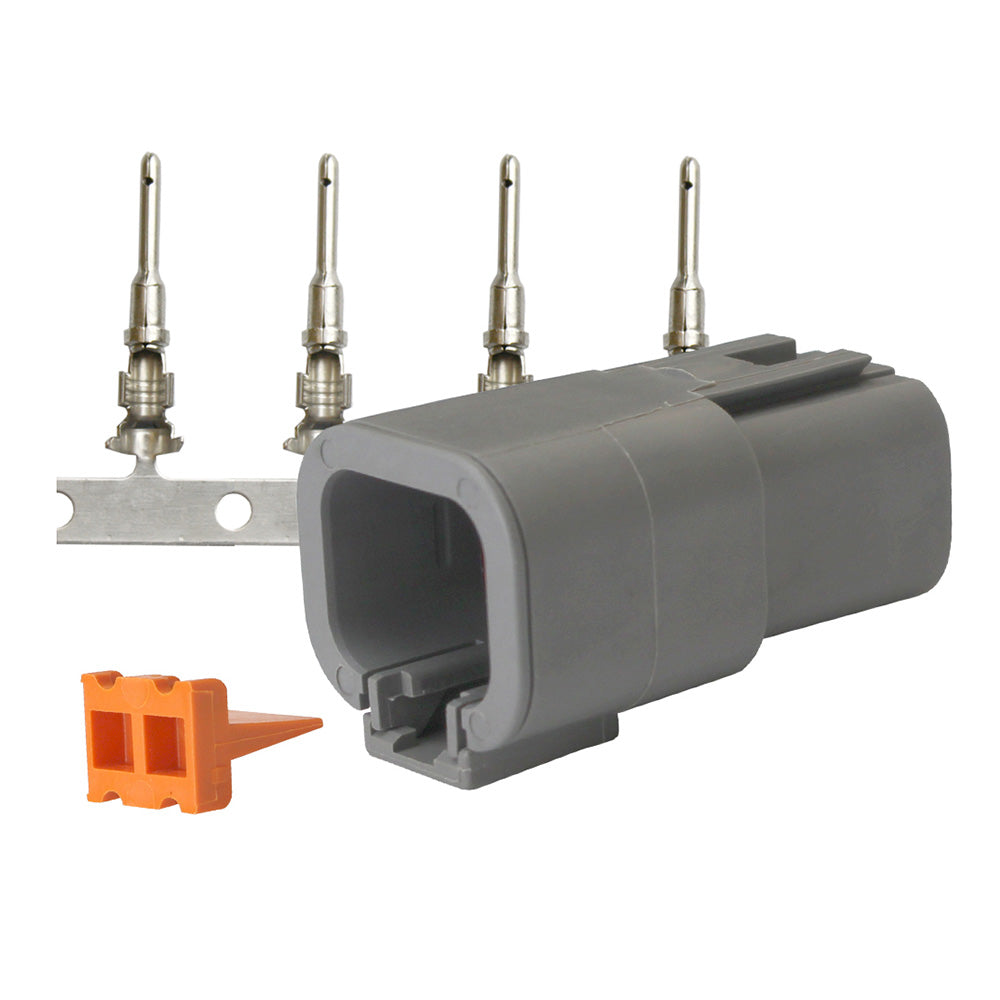 Pacer DTP Deutsch Receptacle Repair Kit 1412 AWG 4 Position TDTP04F4RP