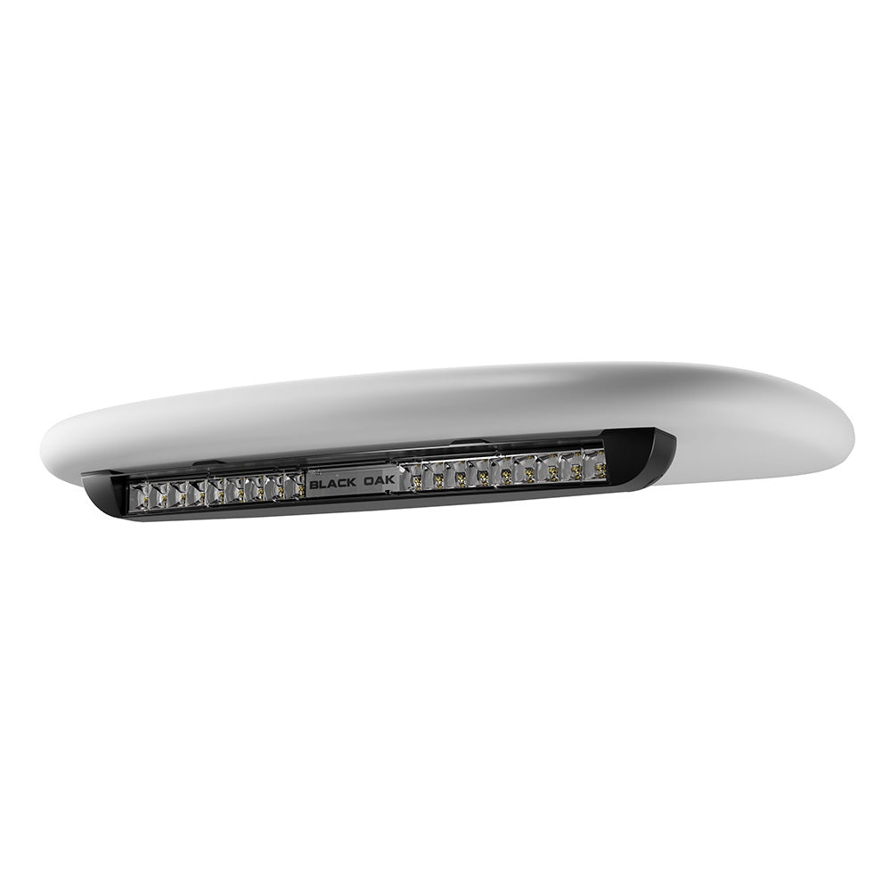 Black Oak Low Profile Marine Bar Flood Undermount Black LPBXU
