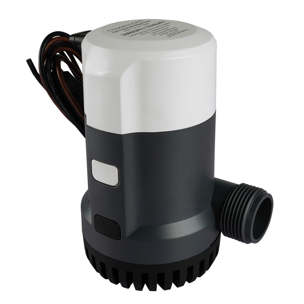 Commodore 2000 GPH NonAutomatic Bilge Pump 24V CMA312000B24V