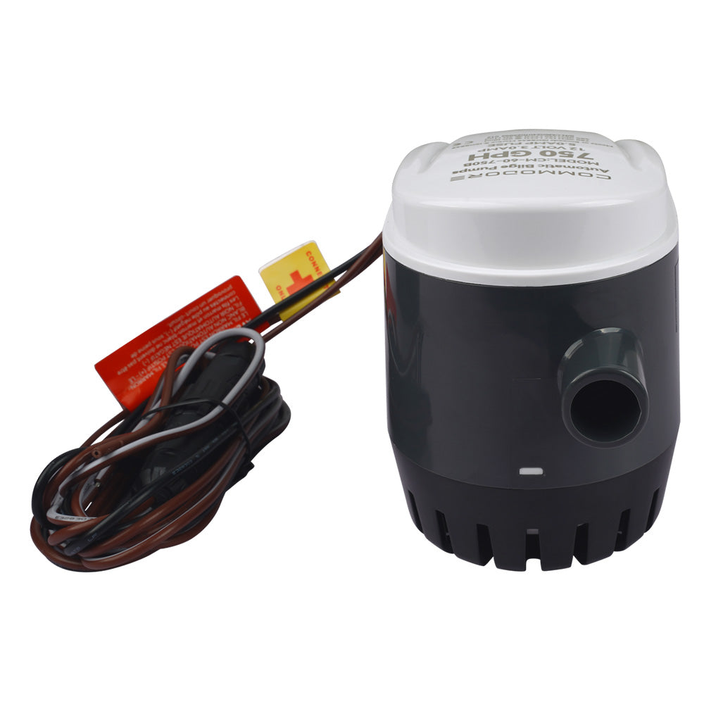 Commodore 750 GPH 60 Series Automatic Bilge Pump 12V CM60750B