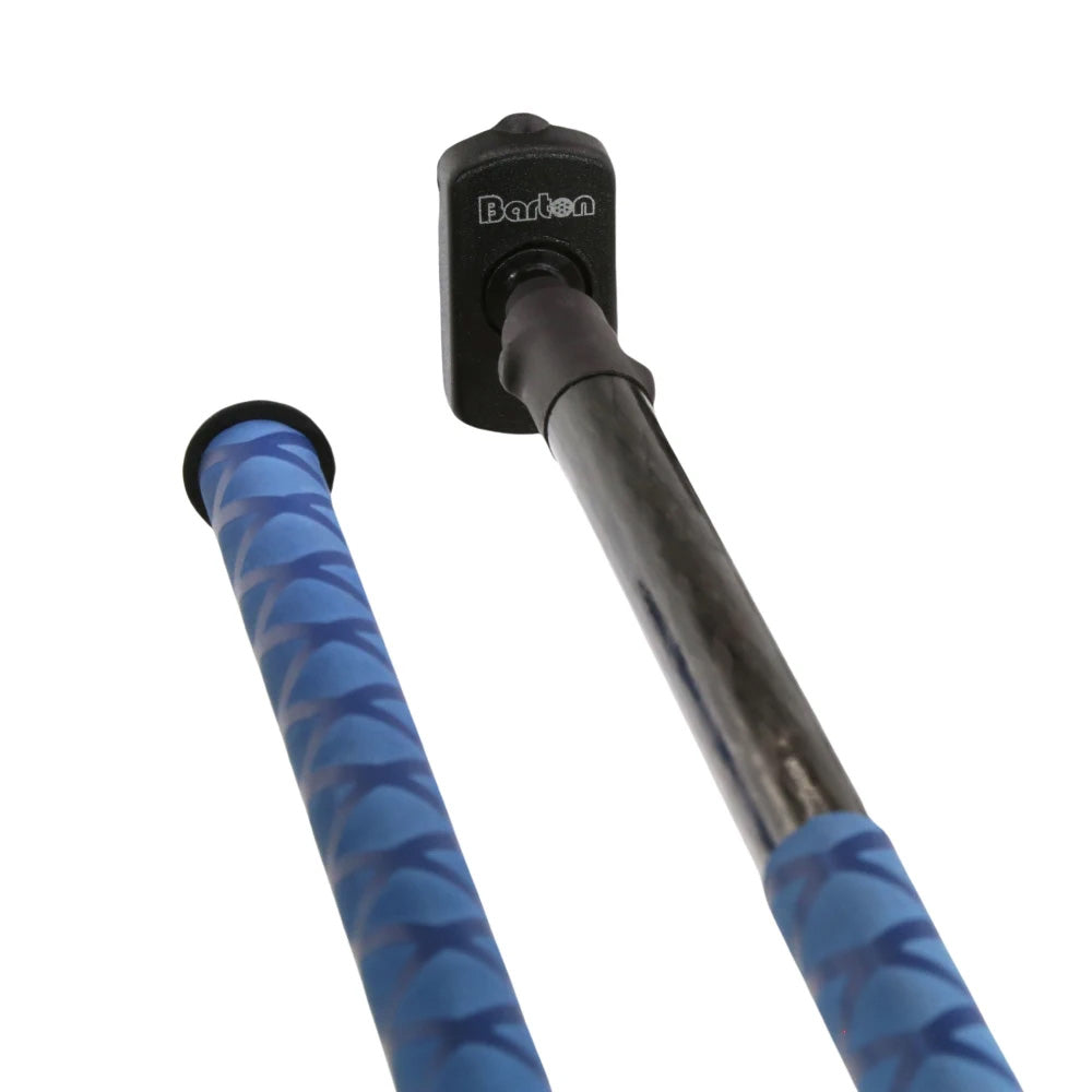 Barton Tiller Extension 1000mm Carbon Fiber Blue Soft Grip 43506