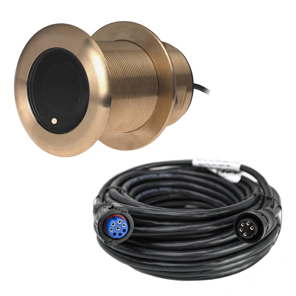 Airmar B60 ThruHull Transducer 12 Tilt 8Pin Garmin Connector Depth Temperature B60128G
