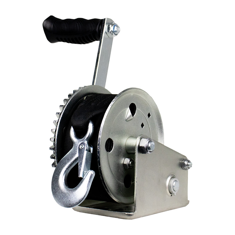Powerwinch Utility Series Winch 1000lb 6 Crank Arm Zinc 21500W10006ZR