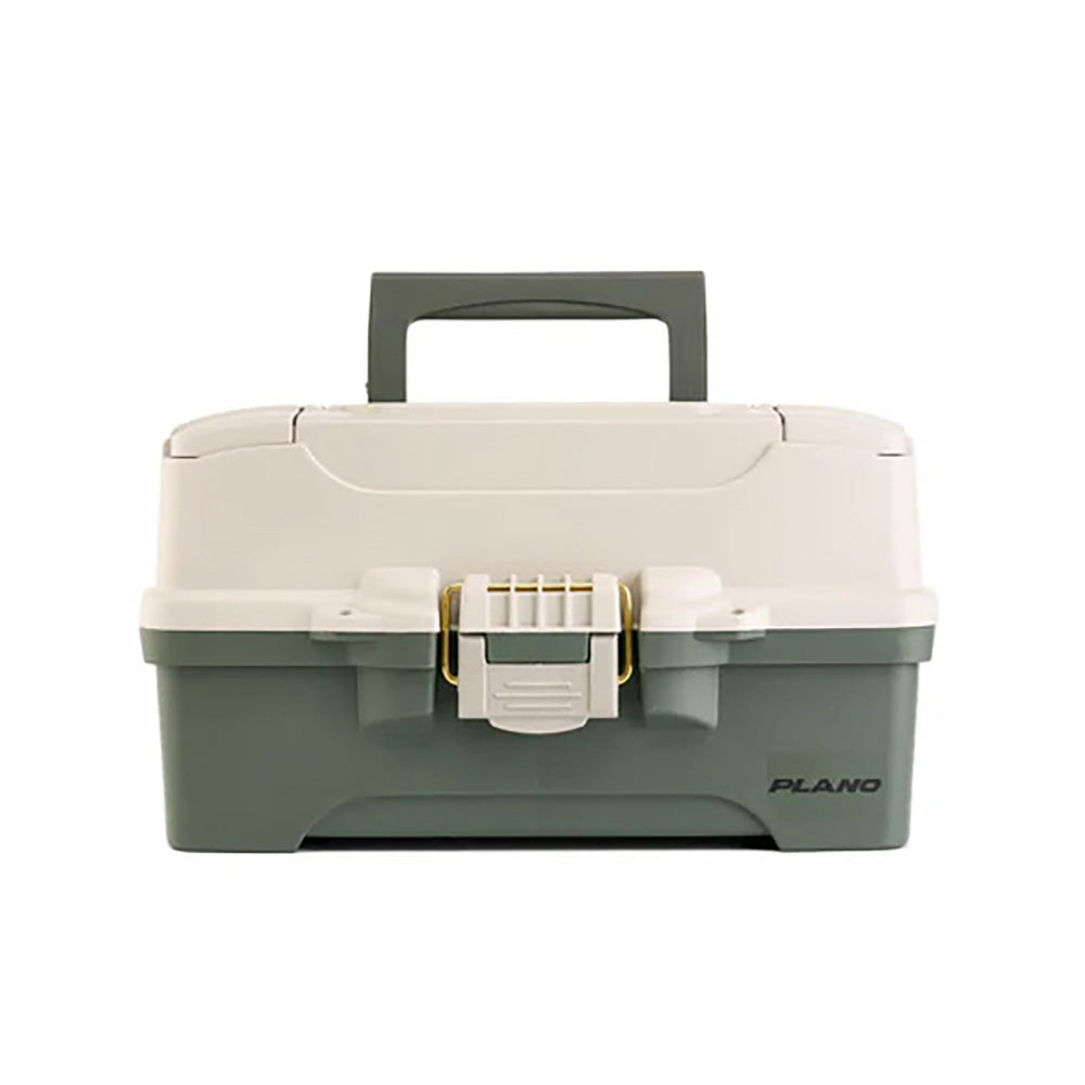 Plano TwoTray Tackle Box GreenTan P000404