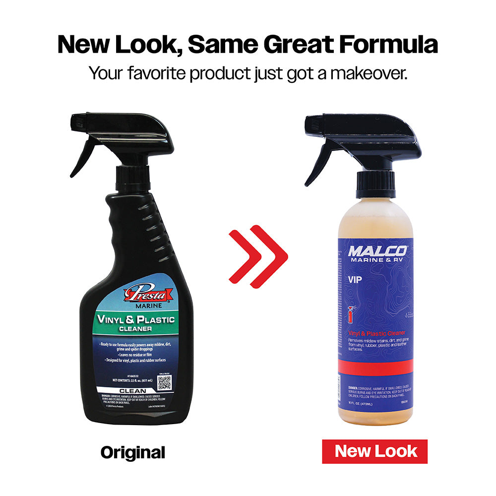 Malco VIP Vinyl Plastic Cleaner 16oz 166316