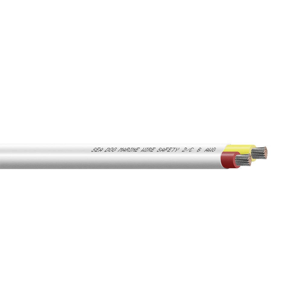 SeaDog 62 AWG Flat Duplex Safety Wire RedYellow 50 8006221