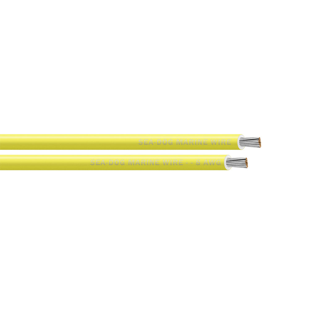 SeaDog 8 AWG Yellow Primary Wire 1000 8008039