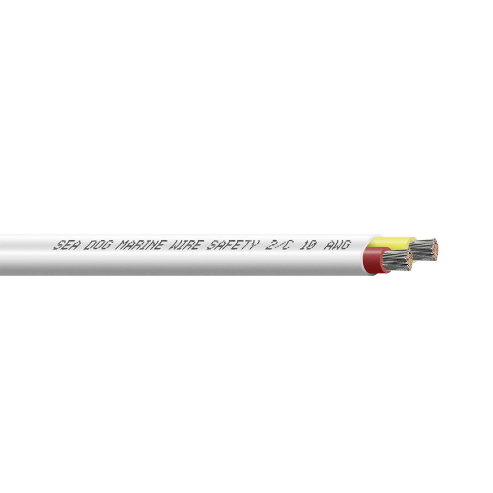 SeaDog 102 AWG Flat Duplex Safety Wire RedYellow 400 8010226