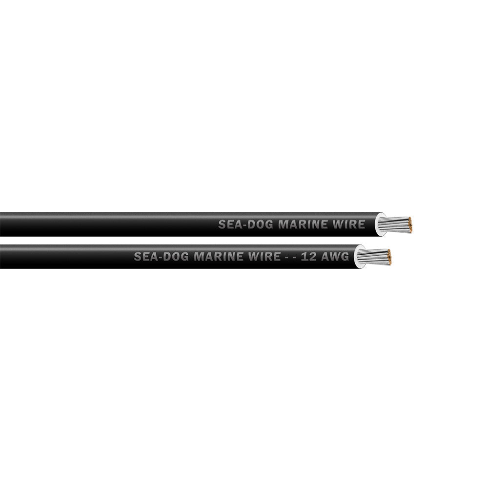SeaDog 12 AWG Black Primary Wire 100 8012012