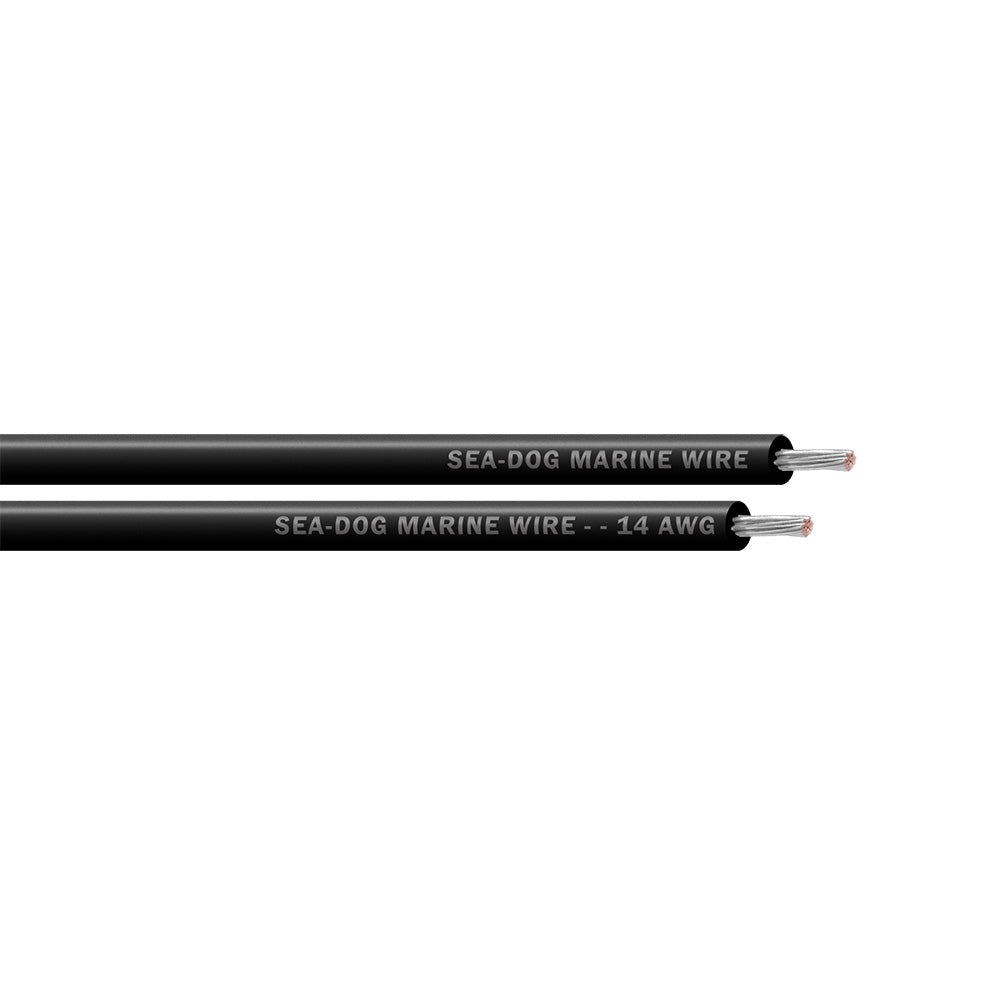 SeaDog 14 AWG Black Primary Wire 500 8014017