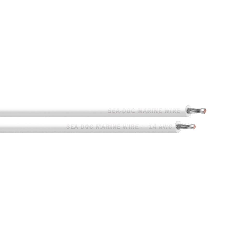 SeaDog 14 AWG White Primary Wire 500 8014057
