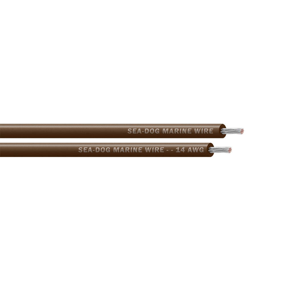 SeaDog 14 AWG Brown Primary Wire 100 8014072