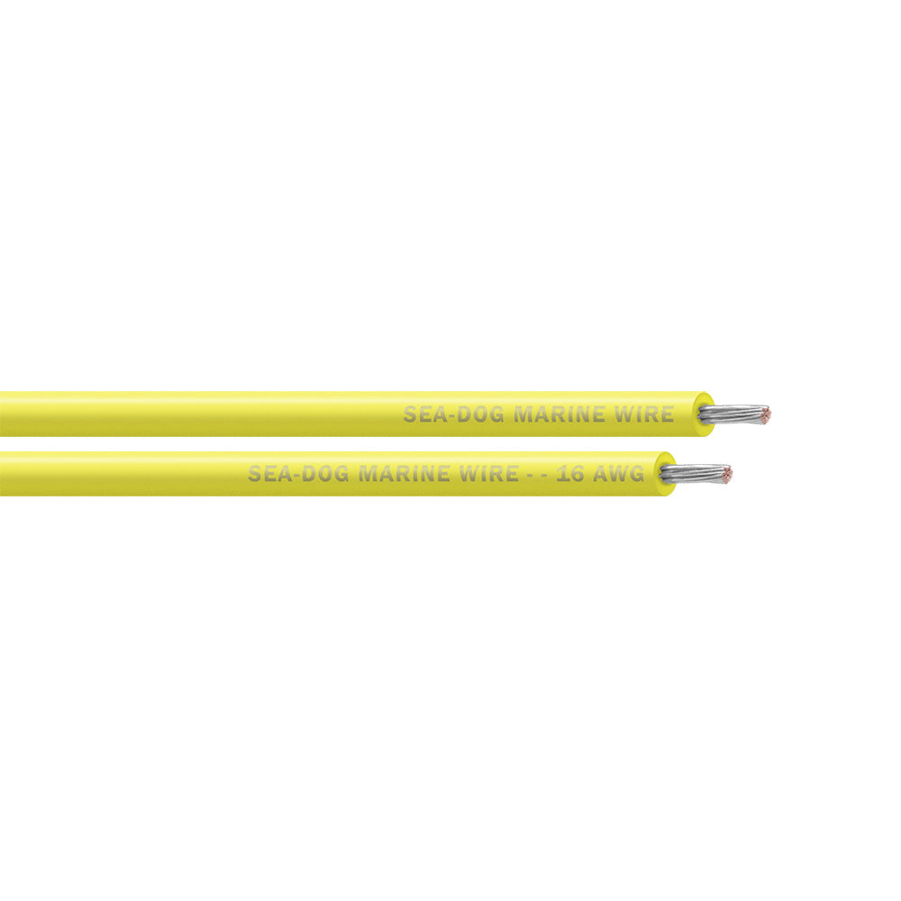 SeaDog 16 AWG Yellow Primary Wire 250 8016034