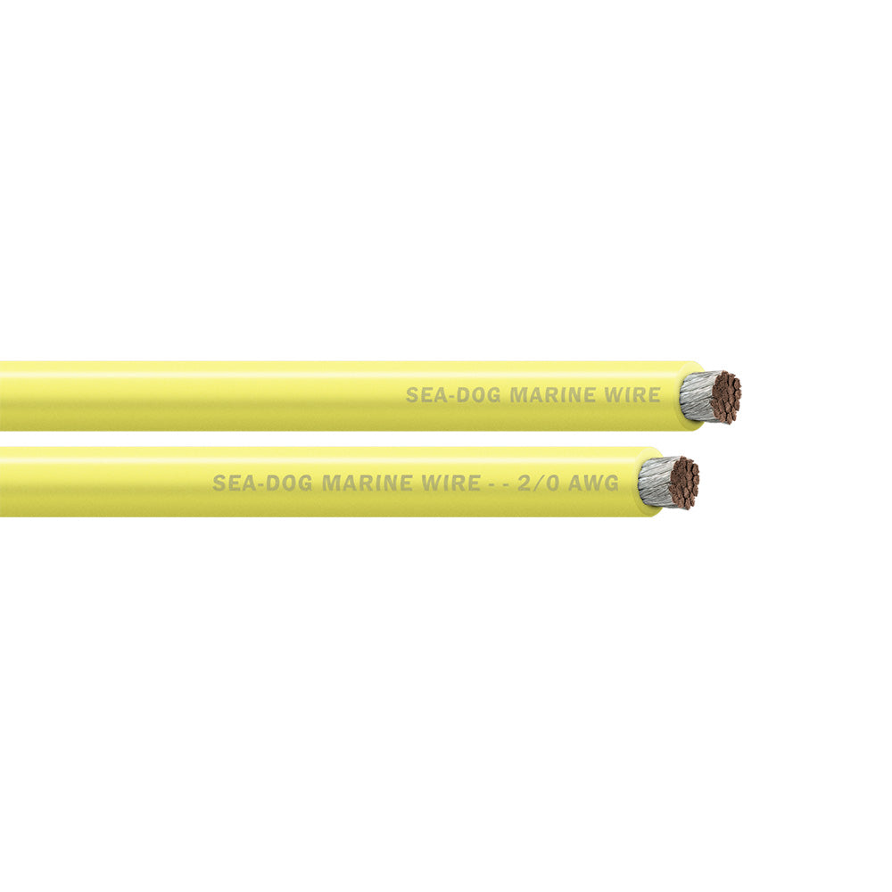 SeaDog 20 AWG Yellow Battery Cable 200 8021033