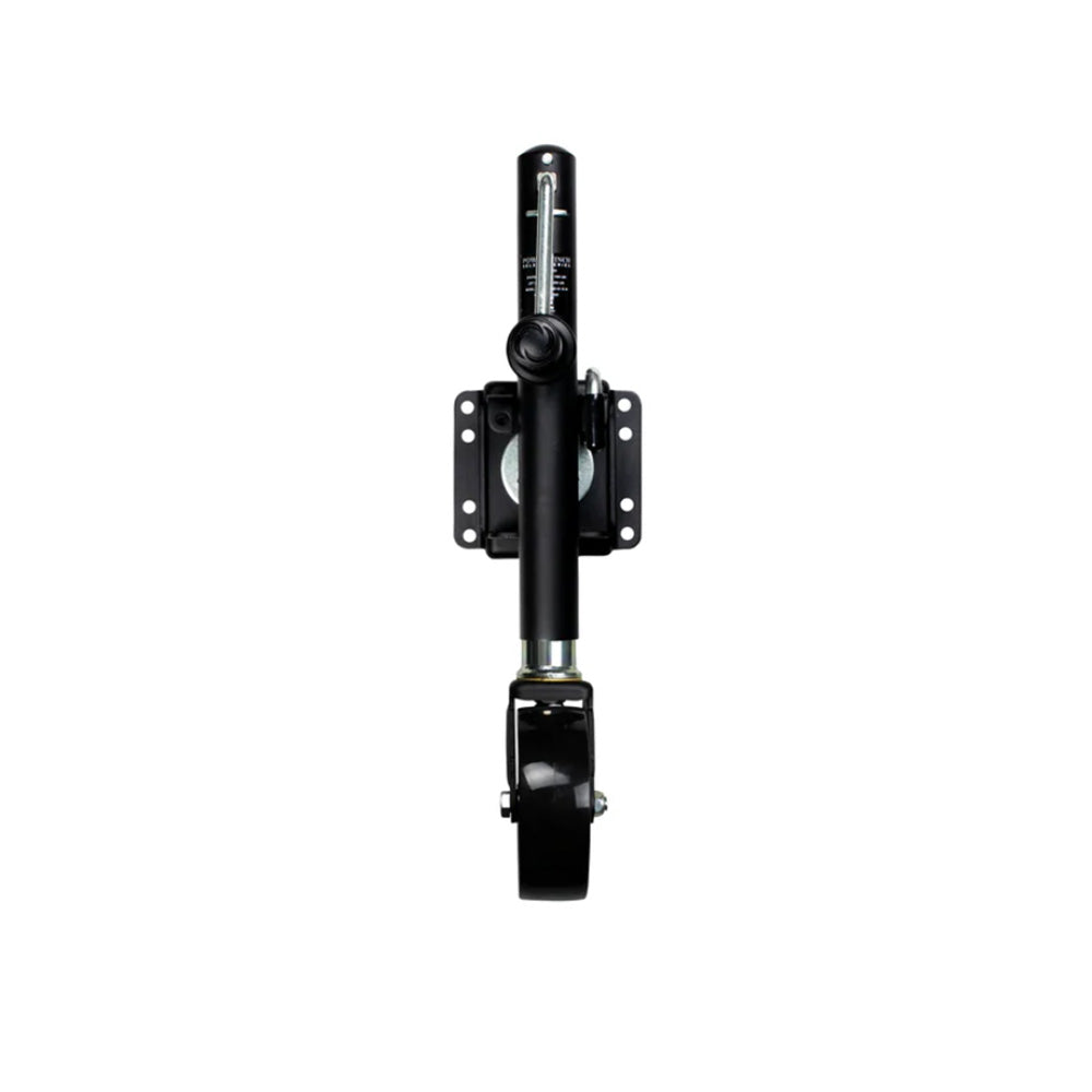 Powerwinch Select Series Jack 1000lb WeldOn Single Wheel Carbon Black 21400J1000W1BR