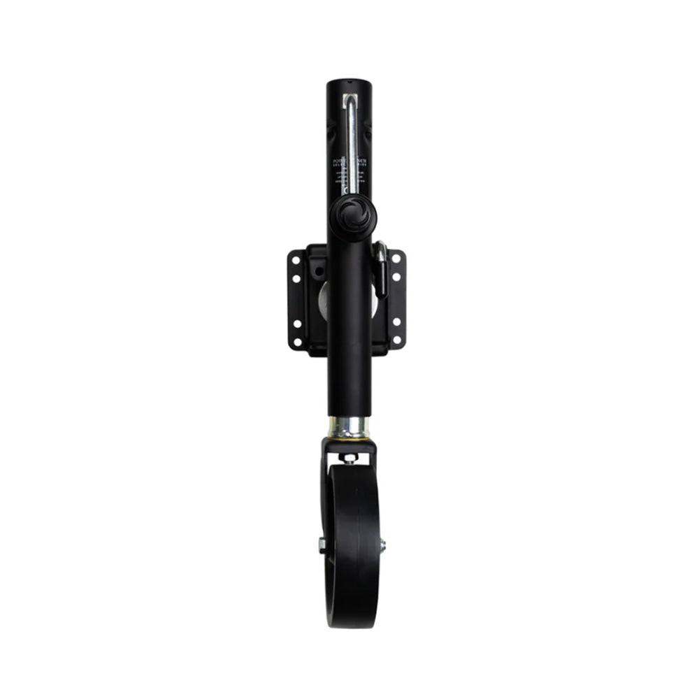 Powerwinch Select Series Jack 1500lb WeldOn Single Wheel Carbon Black 21400J1500W1BR