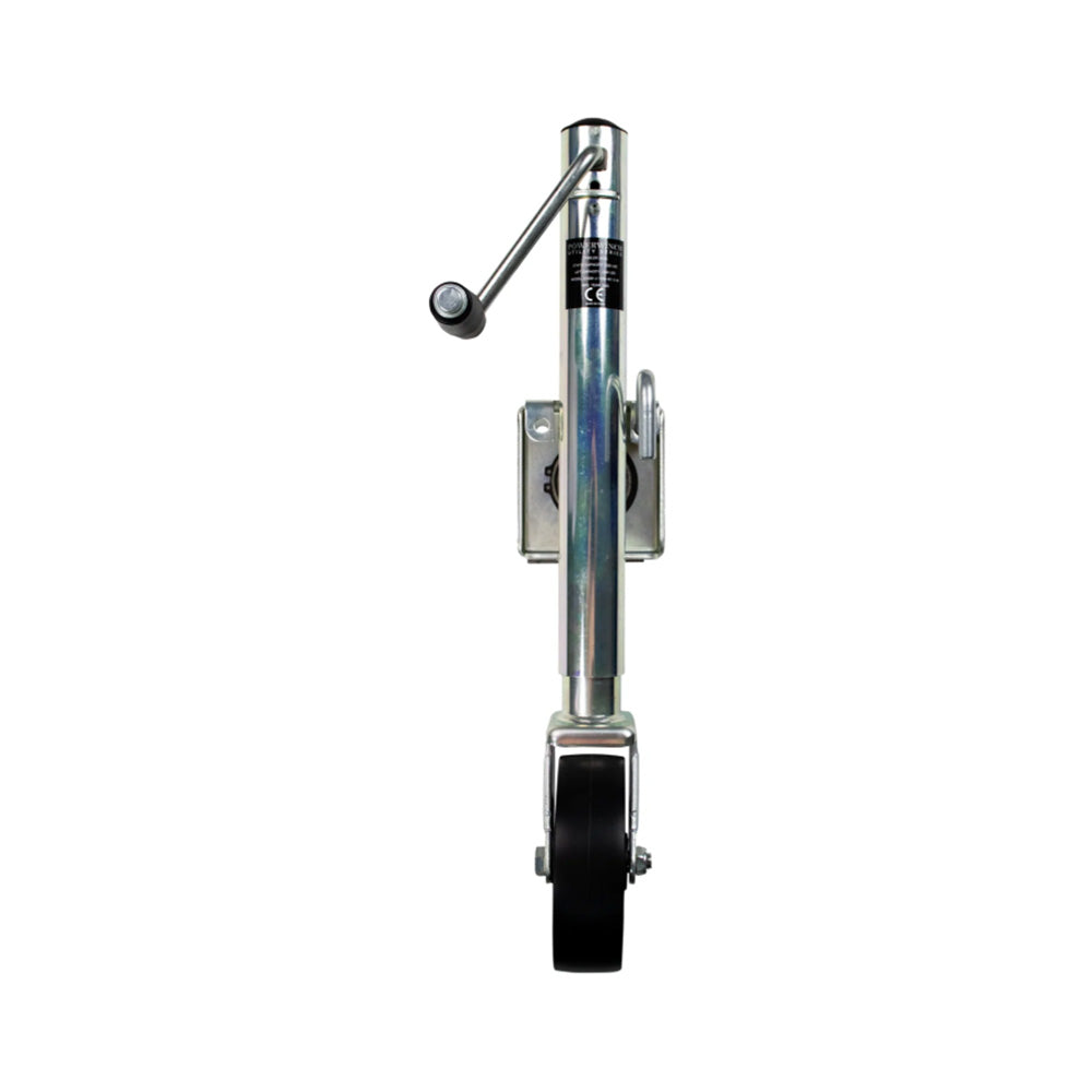 Powerwinch Utility Series Jack 1200lb WeldOn Single Wheel Zinc 21500J1200W1ZR