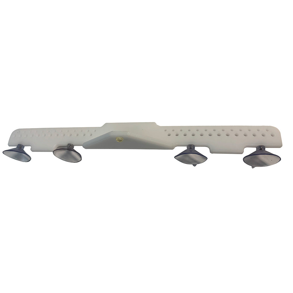 Deep Blue Marine 18 Acrylic Lure Rack Suction Cup Mount White LR18