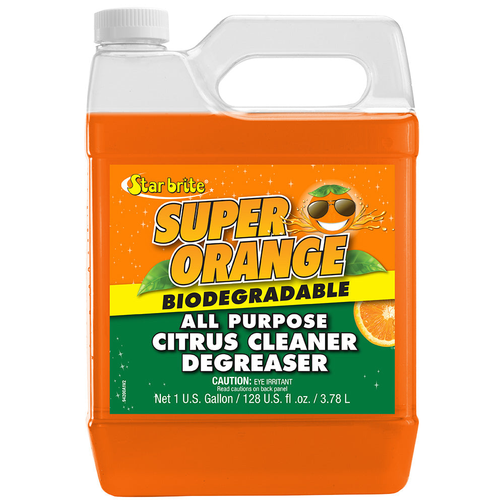 Star brite Super Orange All Purpose Citrus Cleaner Degreaser 1 Gallon 94200