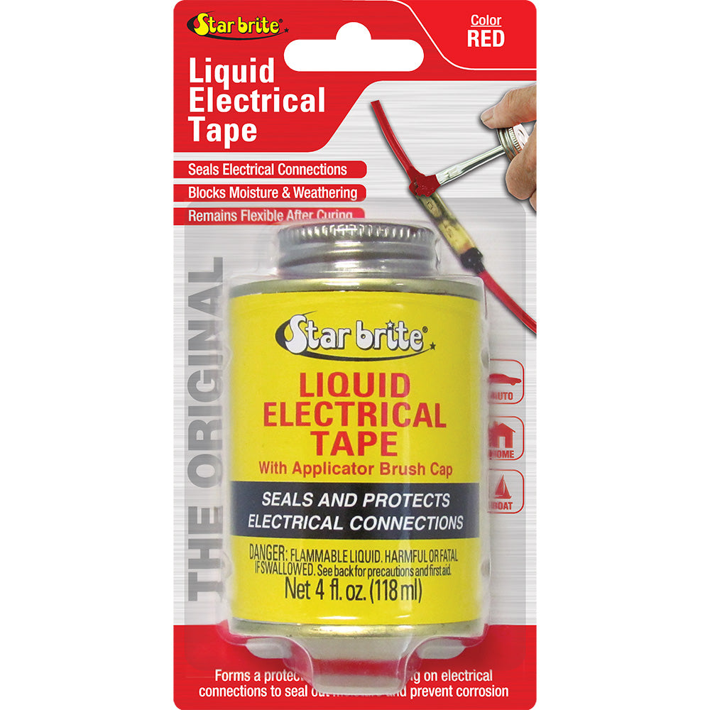 Star brite Liquid Electrical Tape Red 4 oz 84105
