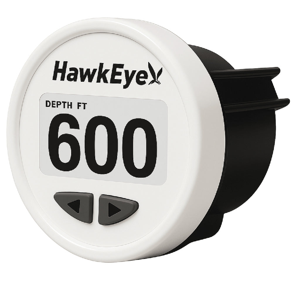 HawkEye DepthTrax Edge InDash Depth Finder HD Color Display 600 Max Depth TM Transducer DT3BXTM