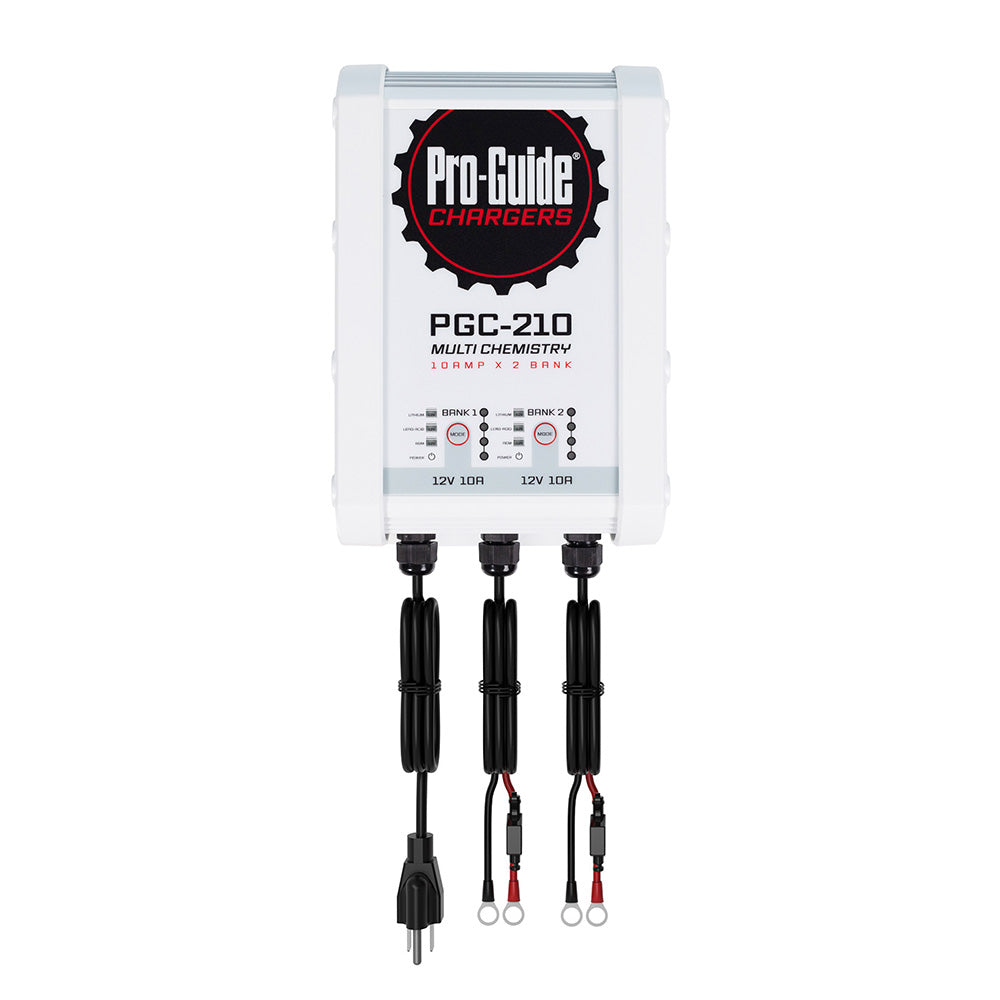 ProGuide 2 Bank OnBoard Battery Charger 12V 10Amp PGC210