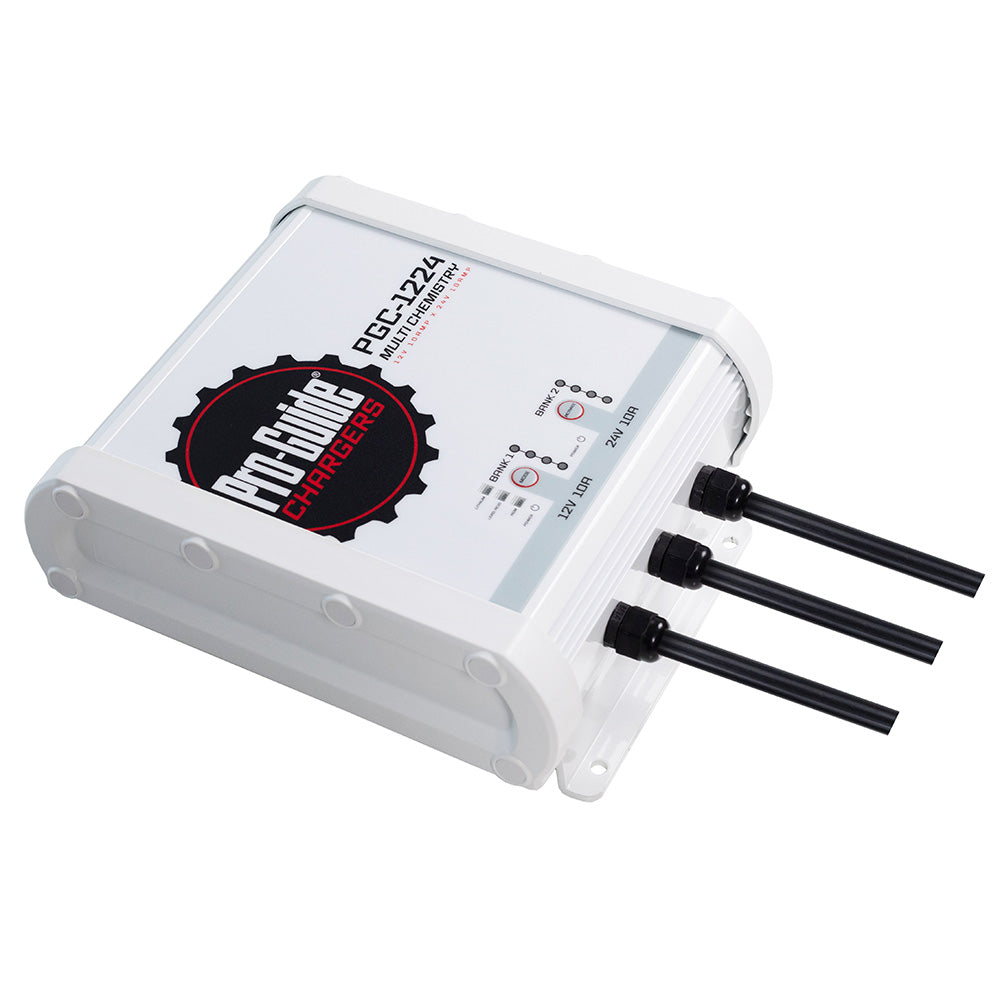 ProGuide 2 Bank OnBoard Battery Charger 1 12V 1 24V 20Amp PGC1224