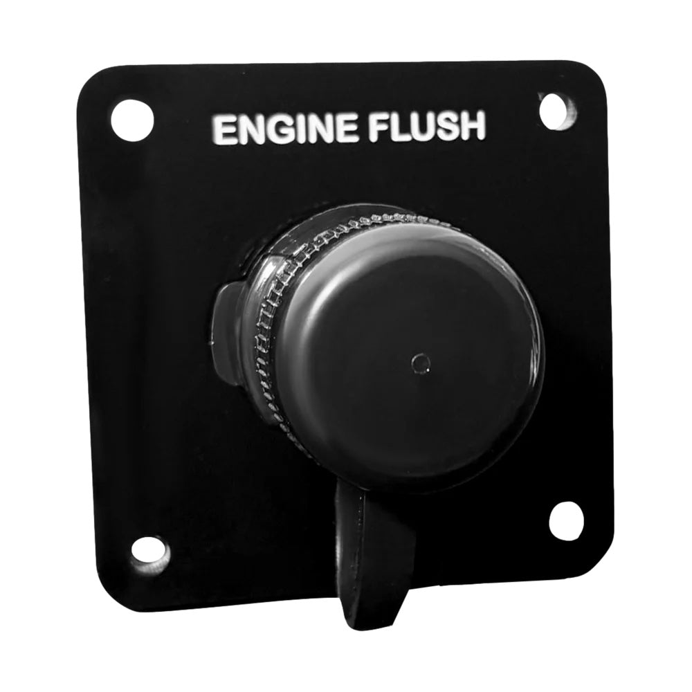 Flushmaster Vertical Single Outlet Flush Port Reroute Black Acrylic 12 Barb SMQCR1BV12