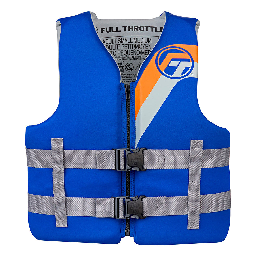Full Throttle Adult RapidDry Life Jacket LXL Blue 14210050005027