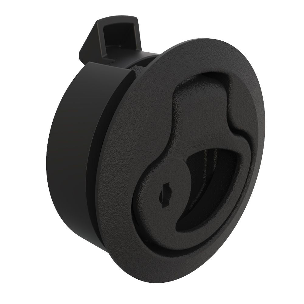 Southco PushtoClose Latch Medium Size Key Locking 2 7mm Grip Plastic Natural Black M141