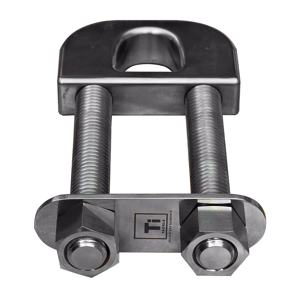 TiTackle Titanium Bow D Ring 4 Long Stud TTBOWDRING