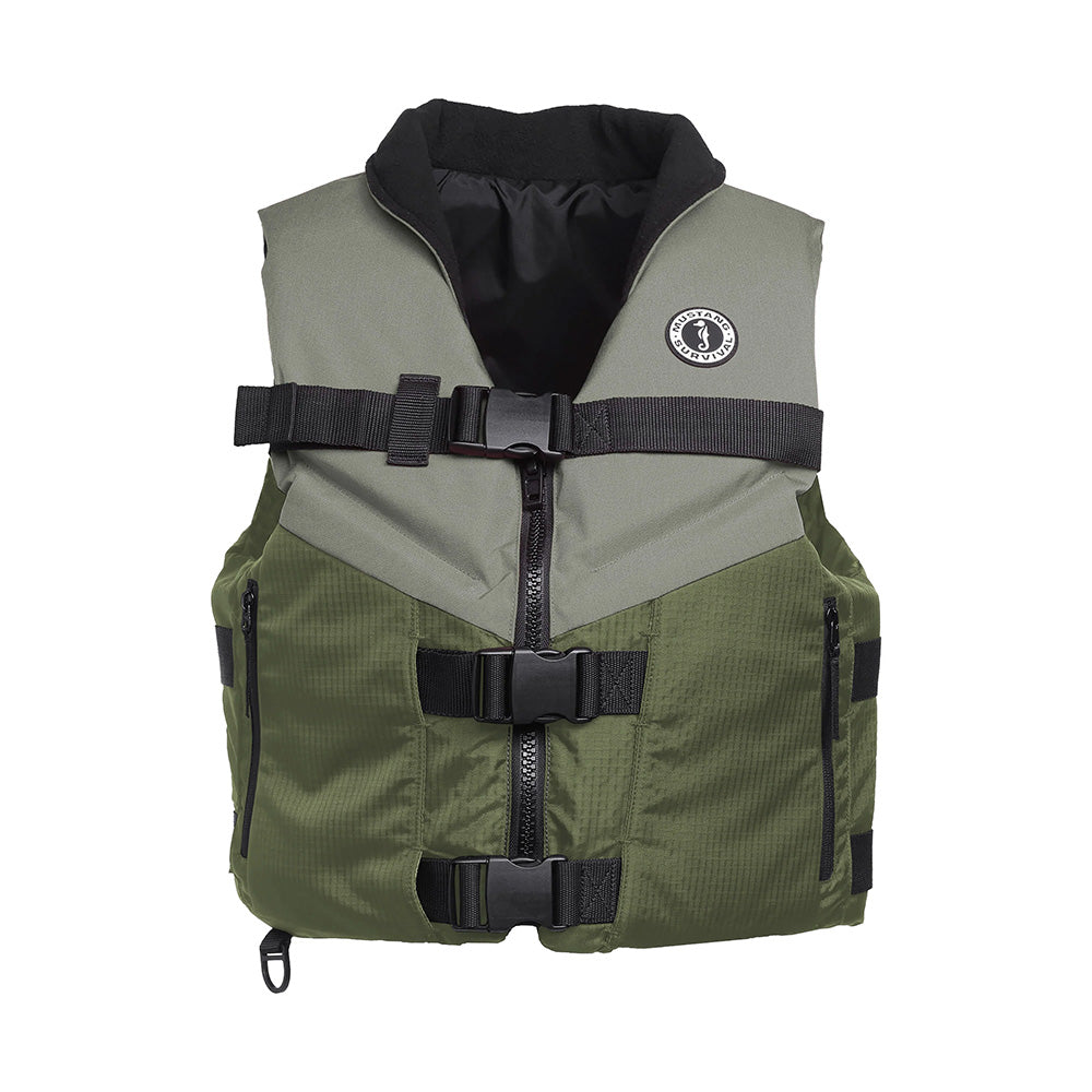 Mustang Accel Foam Vest GreenGrey Medium MV4627833M