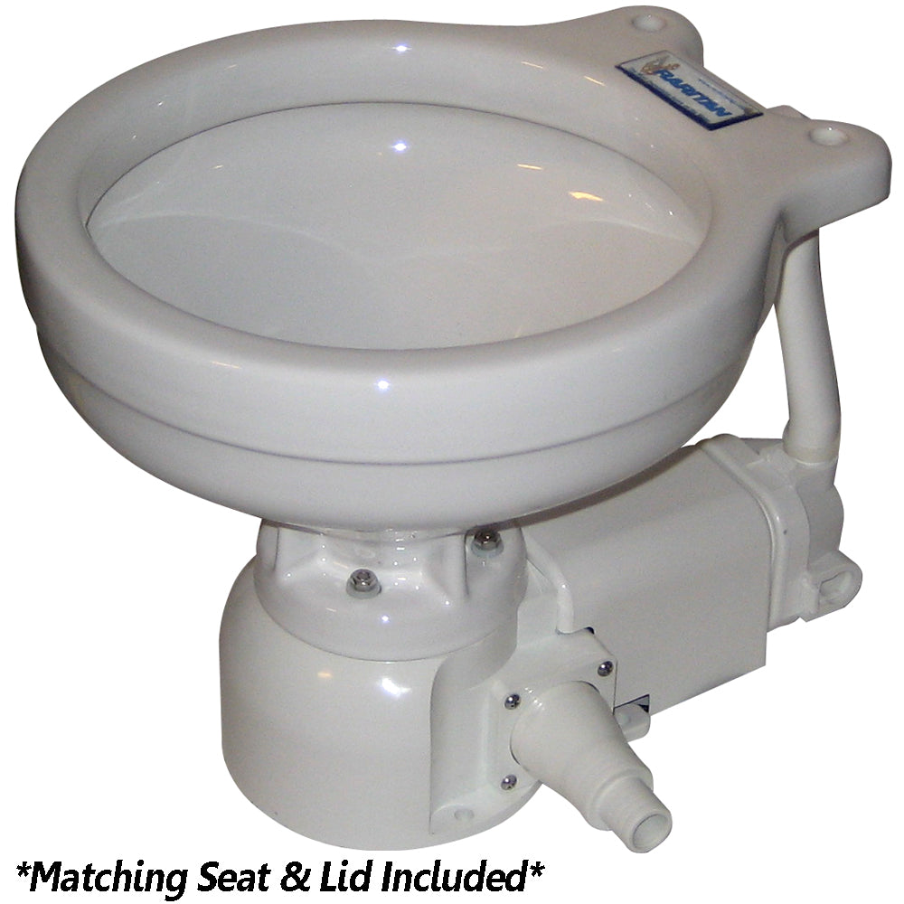 Raritan Sea Era QC Electric Toilet Marine Size Integral Pump Straight 90 Discharge 12v 160MI012
