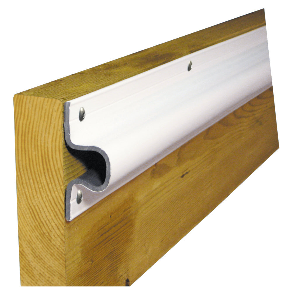 Dock Edge C Guard Economy PVC Profiles 10ft Roll White DE1132F