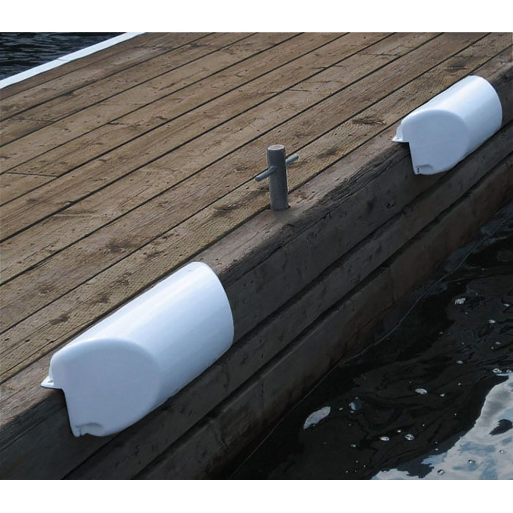 Dock Edge Dolphin Dockside Bumper 7 x 16 Straight White DE1060WF
