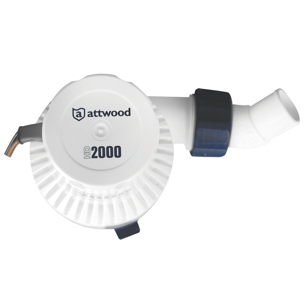 Attwood HeavyDuty Bilge Pump 2000 Series 12V 2000 GPH 47604