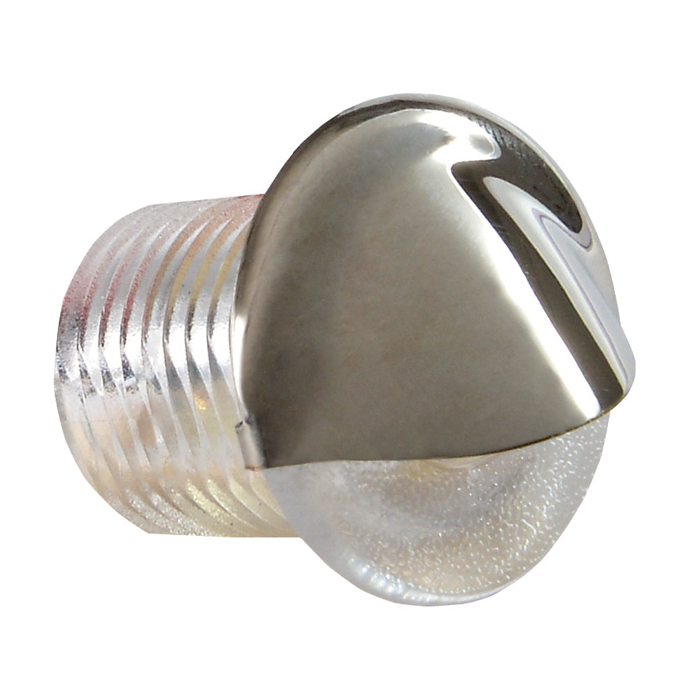 Lumitec Aruba Courtesy Light Polished SS Finish Blue NonDimming 101145