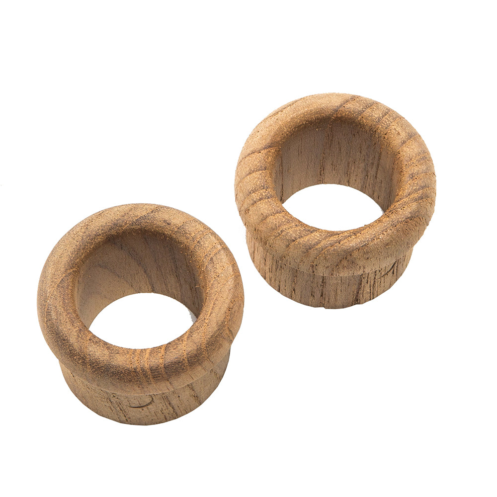 Whitecap Teak Finger Pull 58 Barrel Length 2 Pack 60145A