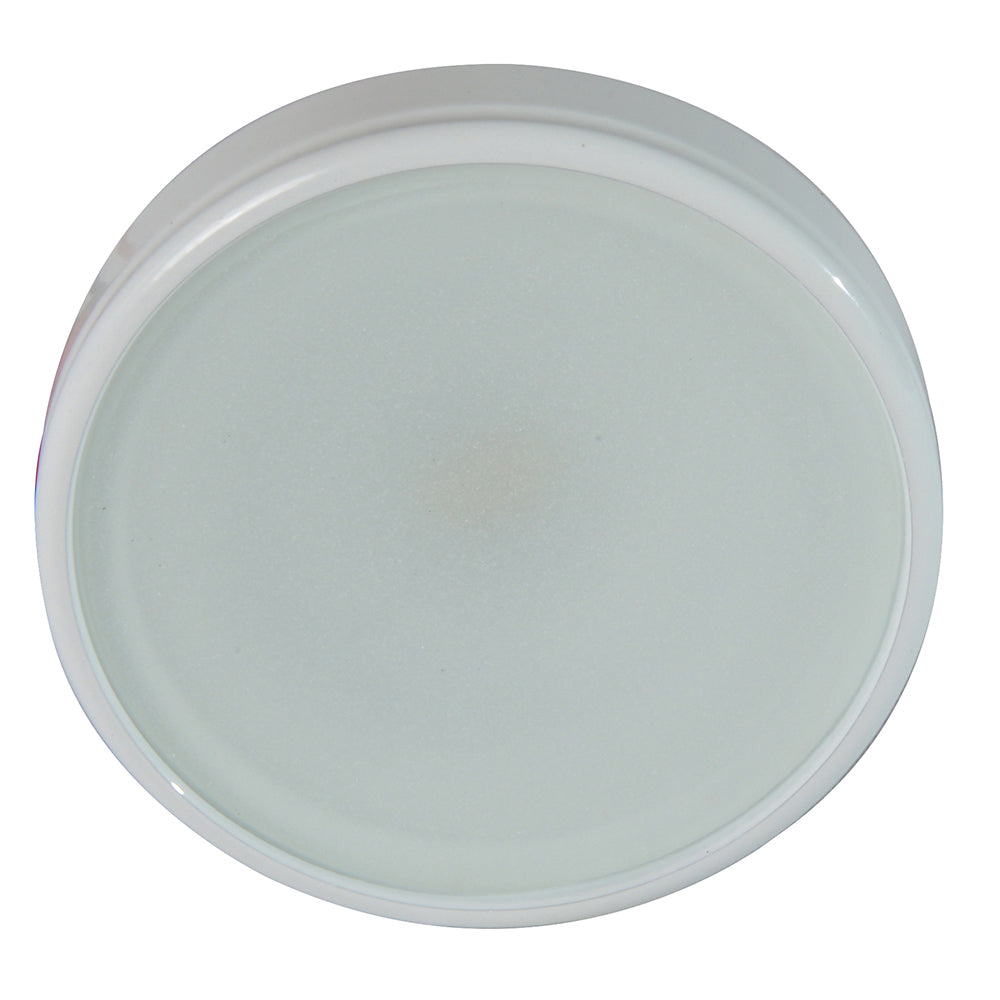 Lumitec Halo Flush Mount Down Light Spectrum RGBW White Housing 112827