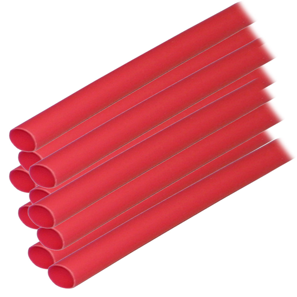 Ancor Adhesive Lined Heat Shrink Tubing ALT 14 x 6 10Pack Red 303606
