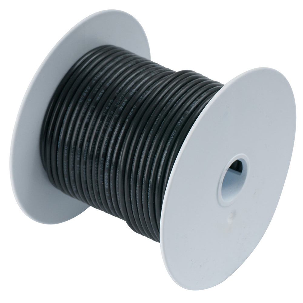 Ancor Black 10 AWG Tinned Copper Wire 250 108025