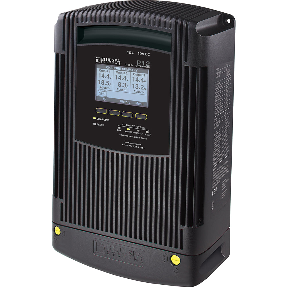 Blue Sea 7532 P12 Gen2 Battery Charger 40A 3Bank 7532