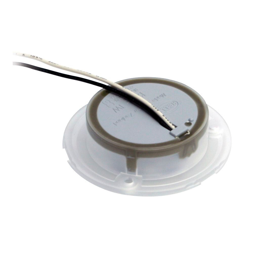 Hella Marine Polished Stainless Steel Rim LED Courtesy Lamp Blue 980503221
