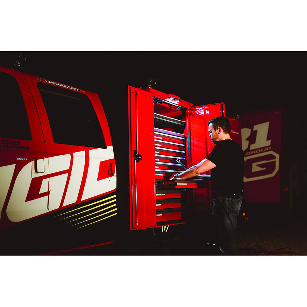 RIGID Industries ASeries Black Low Power LED Light Single Cool White 480033