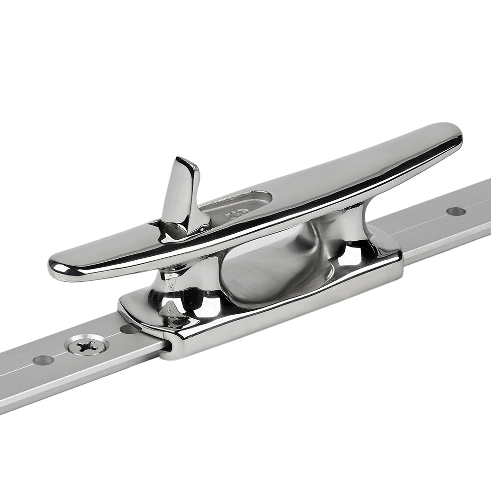 Schaefer MidRail ChockCleat Stainless Steel 114 7075