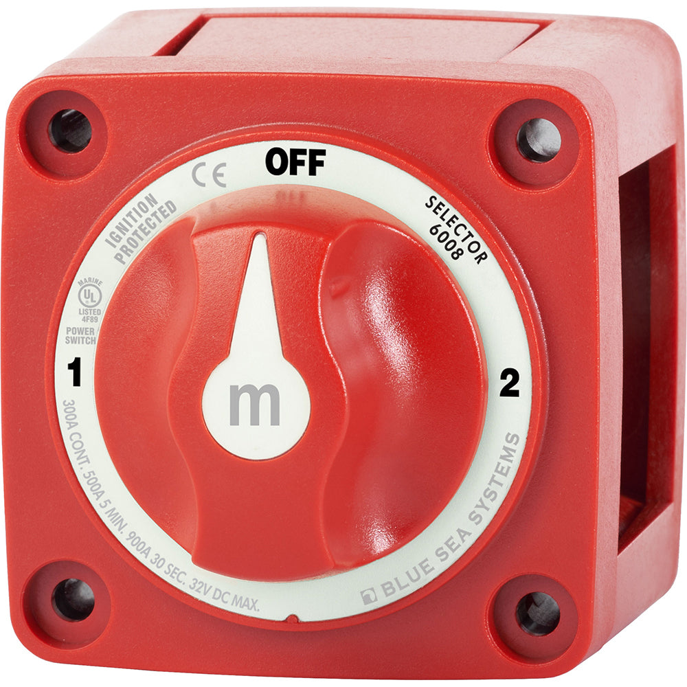 Blue Sea 6008 MSeries Battery Switch 3 Position Red 6008